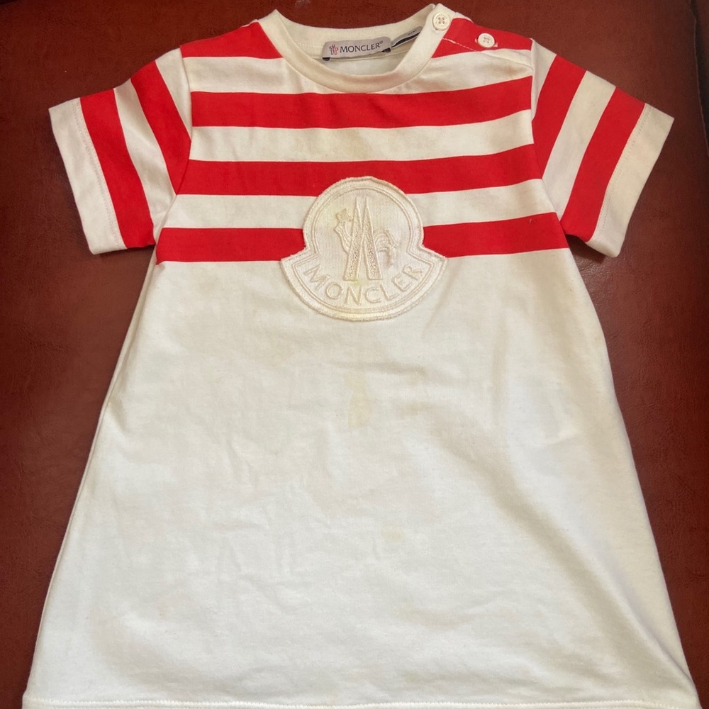 Moncler Kids Striped Dress